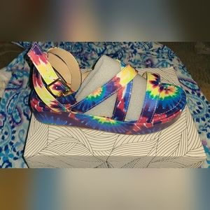 Rainbow Tie-dye sandals